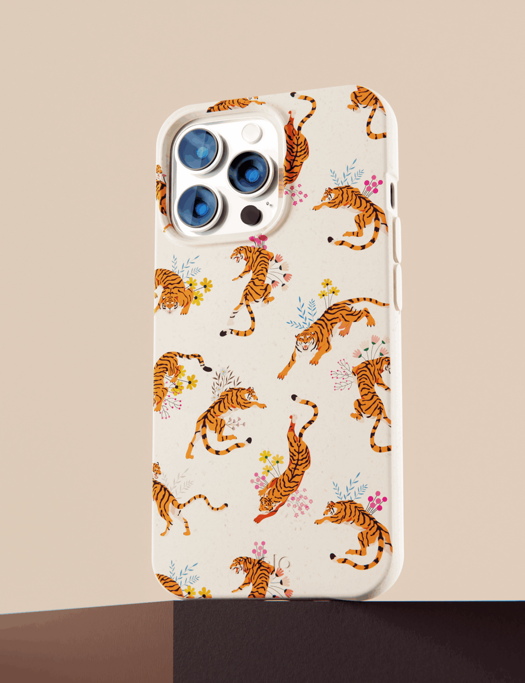 Seashell Whimsical Tigers iPhone 13 Pro Case
