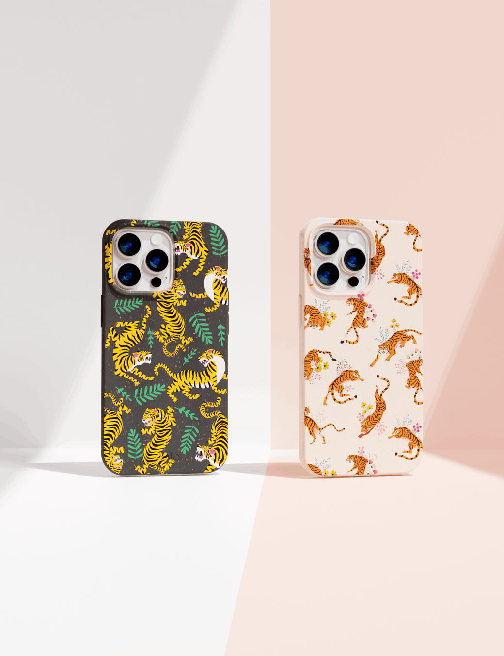Seashell Whimsical Tigers iPhone XR Case