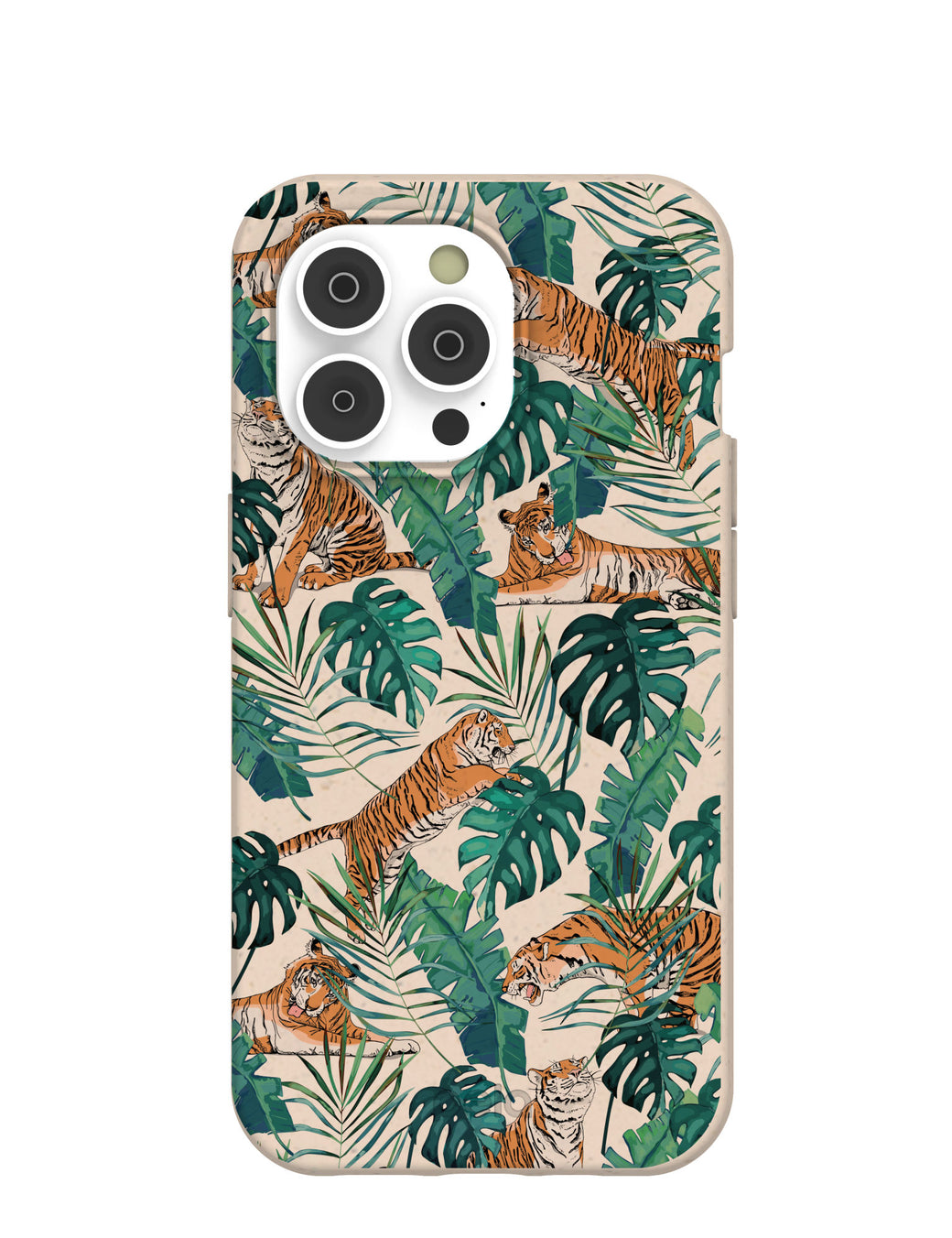Seashell Jungle Tigers iPhone 14 Pro Case with MagSafe Module