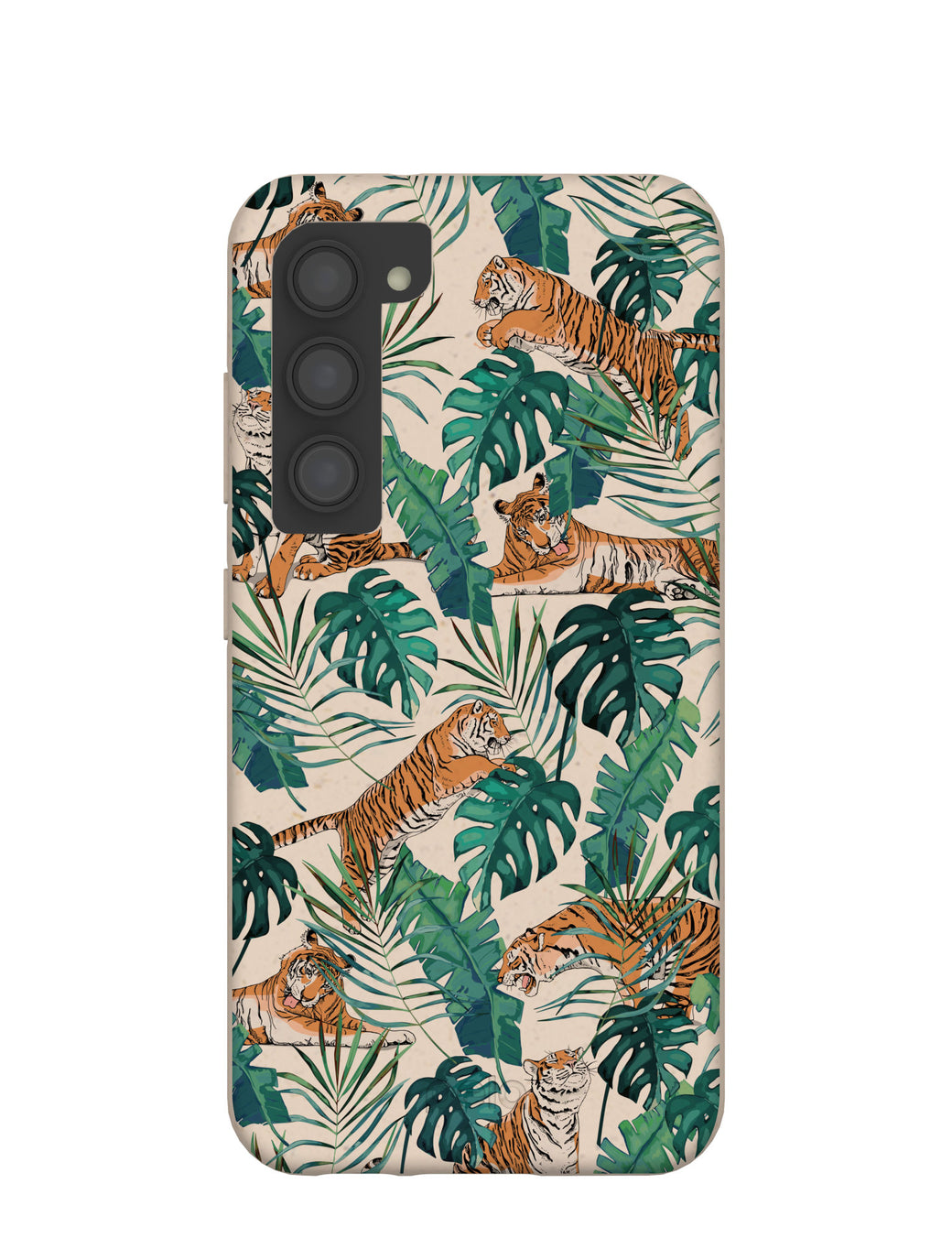 Seashell Jungle Tigers Samsung Galaxy S23 Case